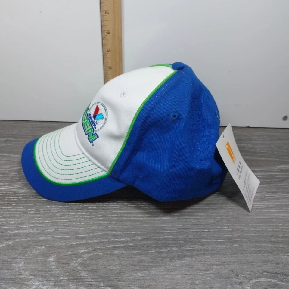 Trevor Bayne Roush Fenway Racing Valvoline NextGen Adjustable Hat Cap NWT Green Foto 3 de 4
