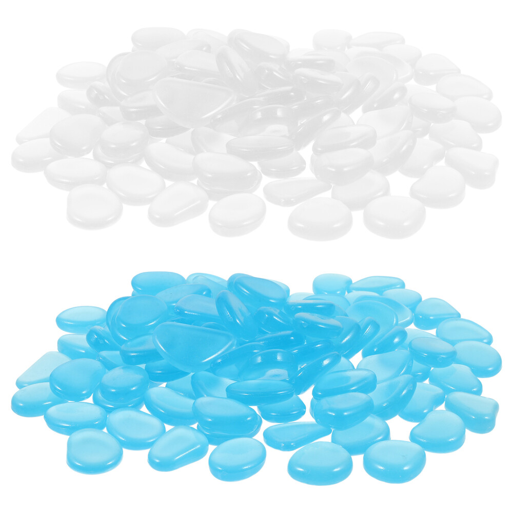 200 Pcs Air Pump Aquarium Small Fish Stone Luminous Jewelry