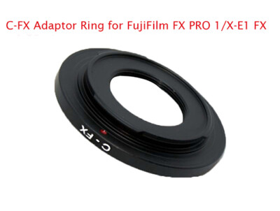 C-FX C-Mount Adapter passt Cine-CCTV-Objektiv auf spiegellose Fuji FX-Kameras UK LAGER