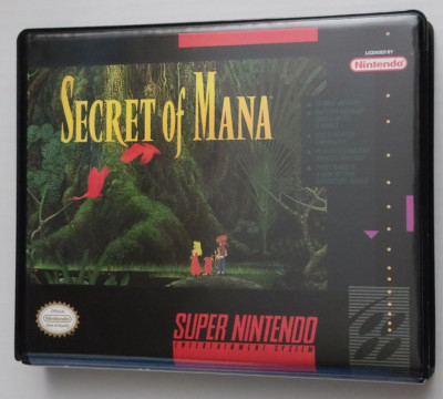 Secret of Mana Game CASE ONLY Highest Quality Box SNES Super
