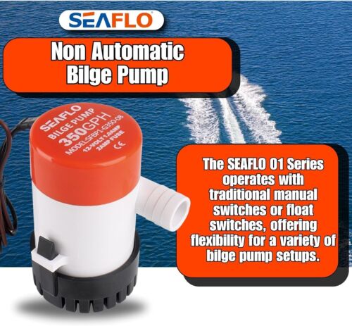 01-Series 350 GPH Bilge Pump 12V 4-Year Warranty! - Picture 4 of 8