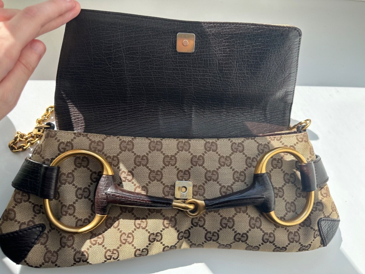 gucci x tom ford 1955 horsebit chain cloth bag vintage | eBay