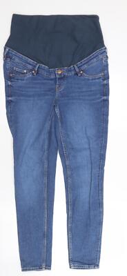 &Denim Damen Skinny Jeans blau Baumwollmischung Größe W36 L28