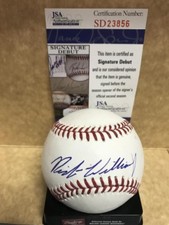 NICK WILLIAMS PHILADELPHIA PHILLIES SIGNED SIGNATURE DEBUT BASEBALL JSA SD 23856