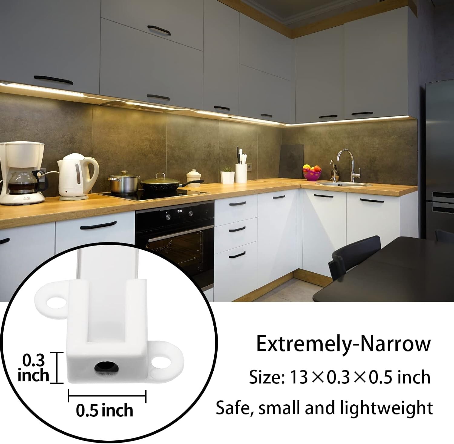 Under Lighting 2 LED Linkable Hardwired LED Closet Light Kit 4 Brightnes eBay