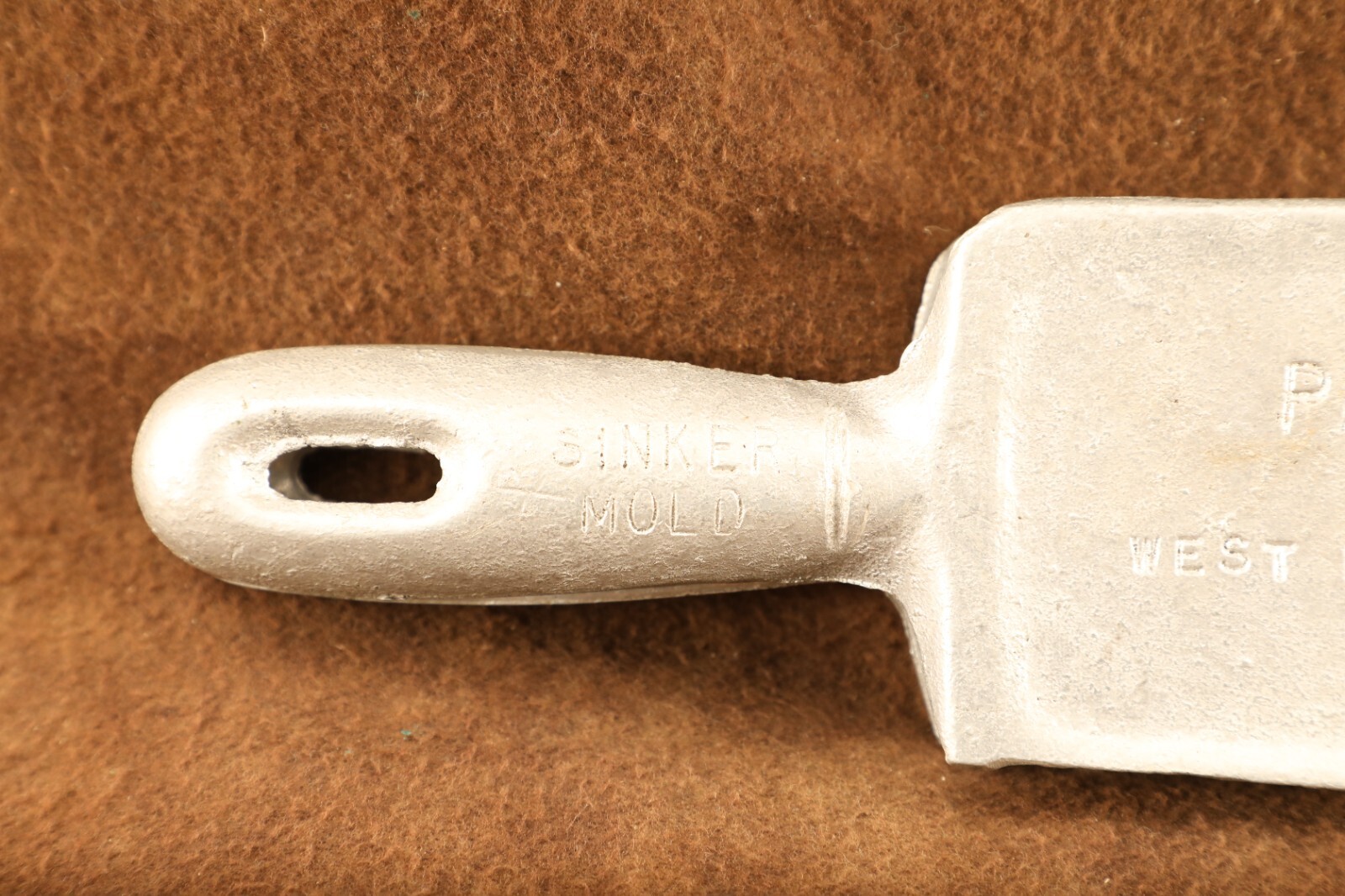 Palmer MFG West Newton PA Sinker Lead Mold Cast Iron 19x Sinker eBay