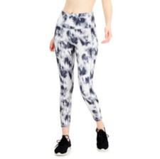 Id Ideology High Rise Side Pockets Tie Dye 7/8 Leggings Black Size XS 9447