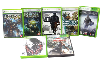 Xbox 360 games combo set of 7 | eBay