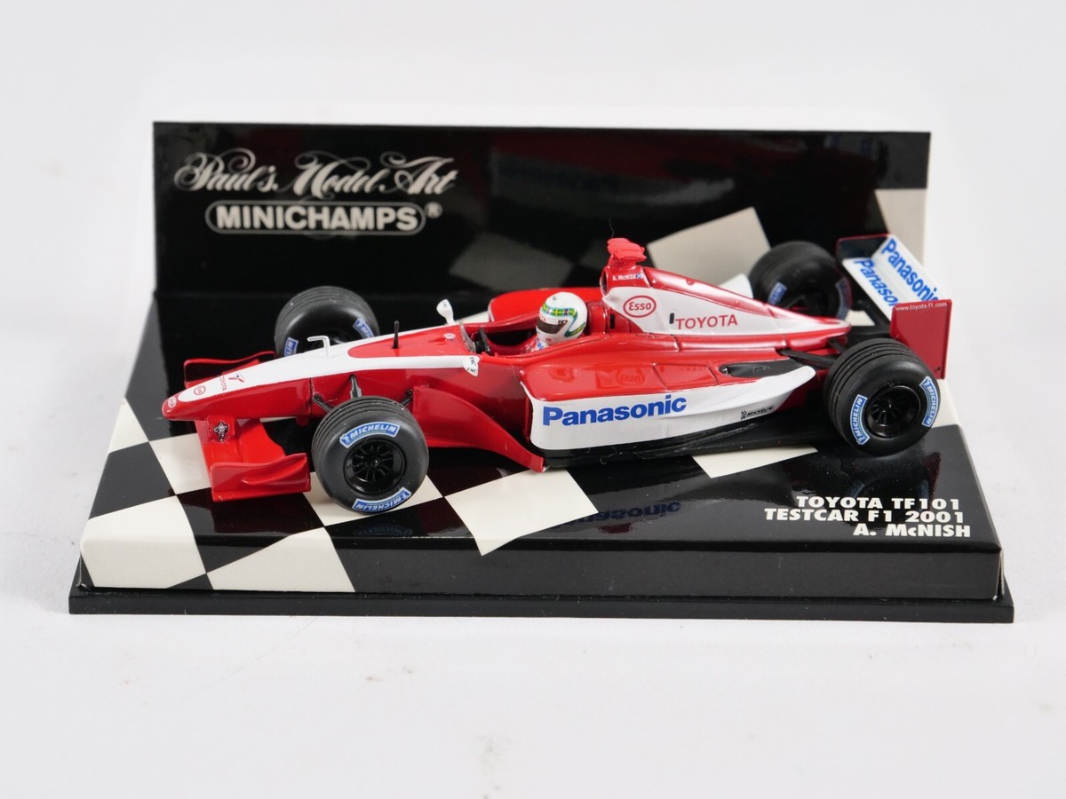 トヨタ Ｆ１ミニカー1/43２種セット トヨタ F1ミニカー1/432種セット
