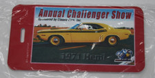 1971 Dodge Challenger Hemi Butterscotch Hard Top Luggage Tag Factory Sealed