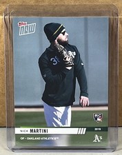 2019 TOPPS NOW ROAD TO OPENING DAY #OD-188 NICK MARTINI A'S RC Print Run 101