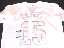 NICK SENZEL HAND SIGNED CINCINNATI REDS NICKNAME JERSEY BECKETT CERT