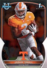 2022 Bowman Chrome University Jabari Small #19 Tennessee Volunteers