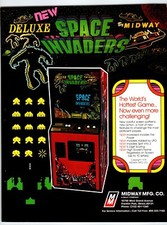 Space Invaders Deluxe Part II Video Arcade Game Flyer Original Retro 1980 RARE image