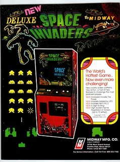 Space Invaders Deluxe Part II Video Arcade Game Flyer Original Retro 1980 RARE