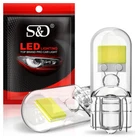 T10 W5W LED Bulb Canbus Sapphire COB Wedge 168 194 Interior Car Reading Lamp 12V