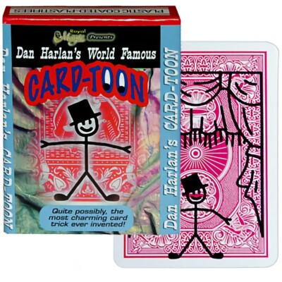 CardToon~Card Toon Magic Trick~Cartoon Stick figure Prediction and Reveal~Fab