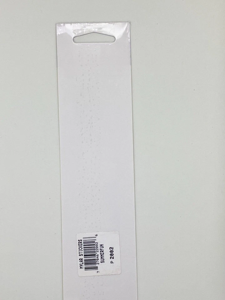 Hambly Satin Accents Silver Foil Sticker Sheet Summer Fun New Sealed - Image 3 of 3