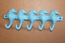 SEAHORSE WALL HOOK RACK,BEACH DECOR,ALL OCCASSION GIFTS,BATH TOWEL HOOK, N-14