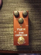 YUER RF-12 Electric Guitar Pedal Dyna Compressor Aluminum Alloy True Bypass