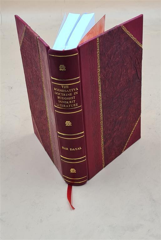 1932 Leather-Bound Edition on the Bodhisattva Doctrine in Buddhist Sanskrit Literature