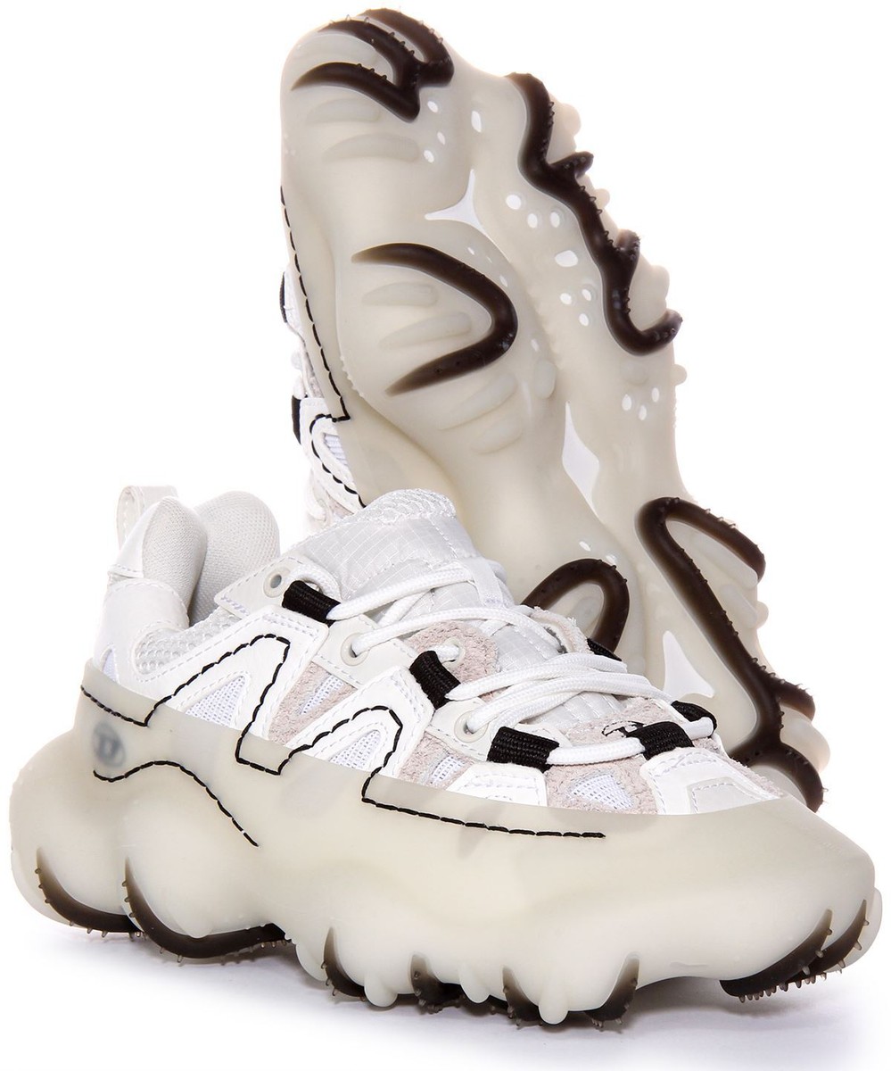 Diesel S-Prototype P1 Low Top Womens Sneaker In White US 4 - 7 | eBay