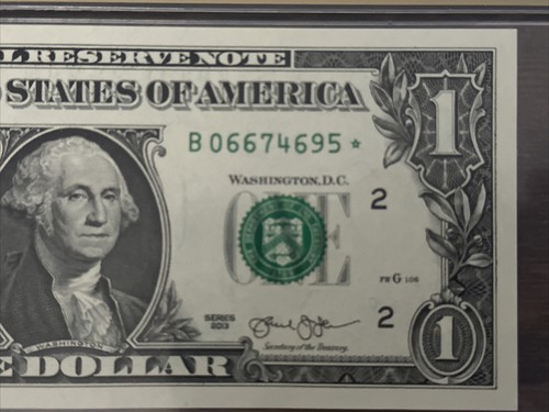 2013 $1 ST✯R Bill from NY "FRB" UNC-GEM PCGS "67PPQ" DUPLICATE - B 0 66 7469 5 ✯ - Picture 10 of 22