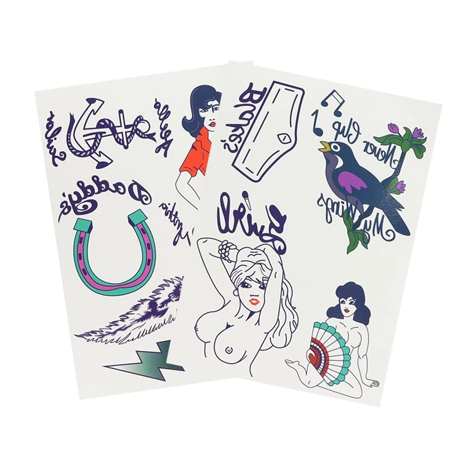 ILOVEFANCYDRESS AMY WINEHOUSE KOSTÜM TEMPORÄRES TATTOO SET 00er Ikone Sänger Musikstar