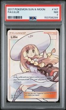 2017 POKEMON SUN & MOON #147 FULL ART/LILLIE PSA 7 on eBay