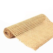 24" Width Natural Cane Webbing 5Feet,Rattan Webbing Roll for Chair Making Can...