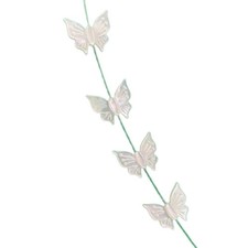 5PCS Natural Shell Butterfly White Mother of Pearl Charms Pendant 10mmX12mm