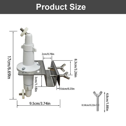 High Strength Stainless Steel Wall Mount for Arlo For EufyCam For Ring Use - Afbeelding 5 van 12