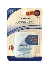 DenTek Complete Clean 65 Yards Fresh Mint Twisted Easy Sliding Floss Tight Teeth