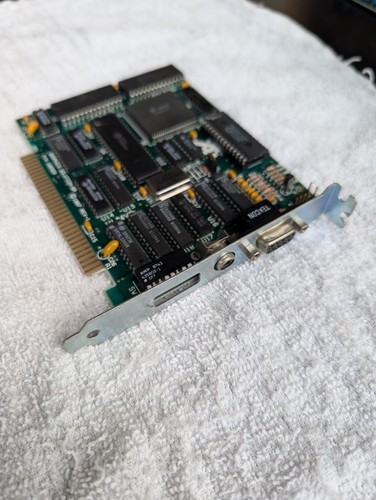 ATI GRAPHICS SOLUTION SR 168328 8-BIT ISA CGA/TTL VIDEO GRAPHICS ADAPTER CARD - 第 2/3 張圖片