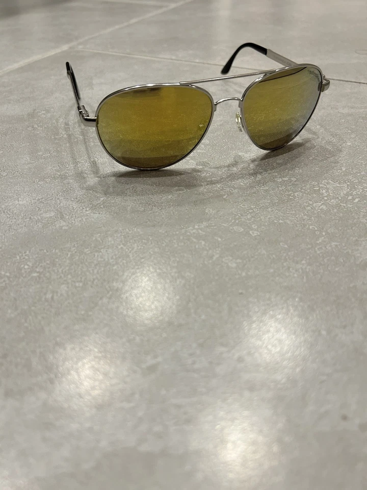 Gafas de sol Technomarine marco plateado espejo dorado nuevas SIN ETIQUETA unisex Foto 4 de 4