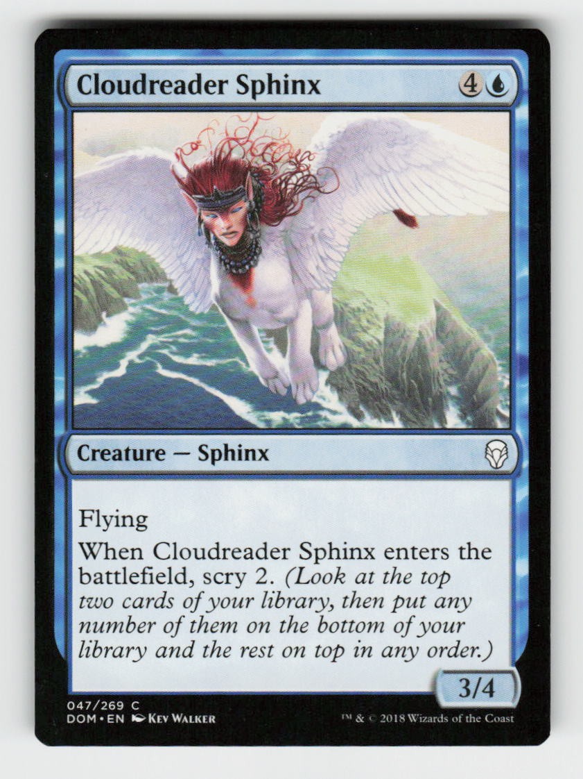 Cloudreader Sphinx 47 Common Dominaria Magic: The Gathering