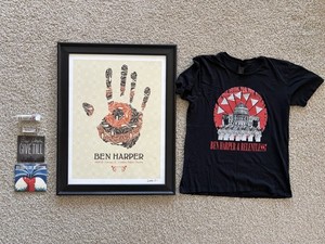 Ben Harper Memorabilia Collection Signed Autographed