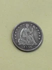 1858 Liberty Seated Half Dime Choice VF NICE COIN!