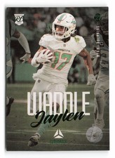 2021 Chronicles Jaylen Waddle Luminance Update Rookies Green #213 Dolphins