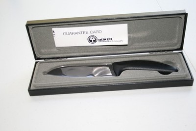Boker Ceramic Chef's Knife 5.5'' Black Blade, Delrin Handle - BOC1S