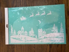 NEW “Christmas Eve Night” Chalk Couture Chalk Transfer Stencil  Size C RETIRED