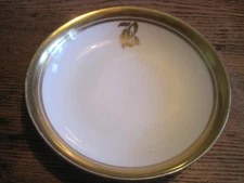 J&C Bavaria Monogrammed OLD ENGLISH"B"Initial/GOLD BAND 5.5" SMALL BOWL