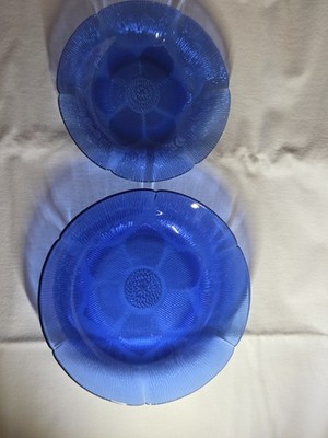 Forte Crisa Blue Glass Girasol Mexiko 2-teiliges Set .