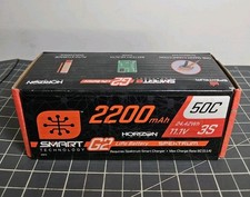 Spektrum 2200mAh 11.1V 3S 50C Smart G2 LiPo Battery SPMX223S50 IC3