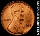 1955 Lincoln Wheat Cent - Choice Gem Brilliant Unc  No Reserve  #J7702