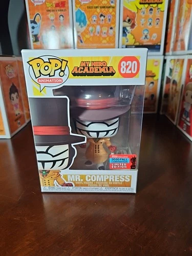 Funko Pop My Hero Academia Mr Compress NYCC 2020 Fall Convention Exclusive #820