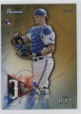2021 Bowman Sterling Rookies Gold Refractor 14/50 Sam Huff #BSR-51 h3a