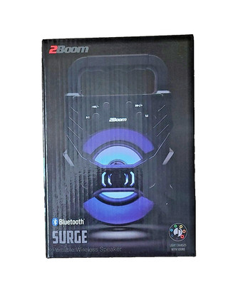 SURGE Bluetooth Portable Wireless Speaker Colorful Light FX 2BOOM