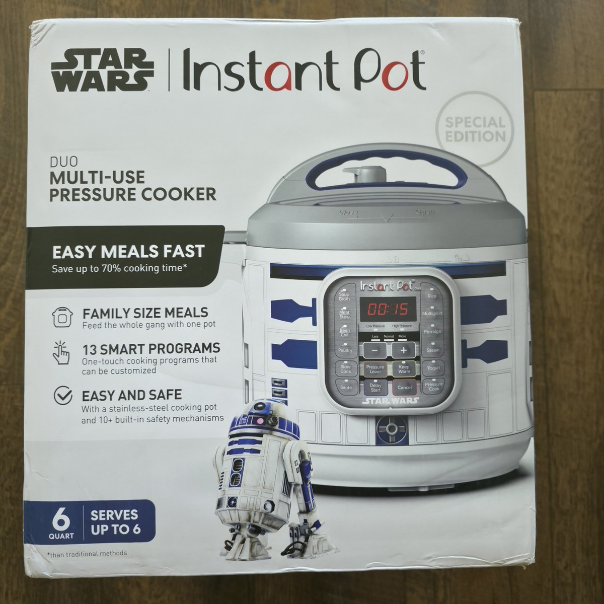 Instant Pot 112-0104-01 Electric Pressure Cooker White for sale - Main Image