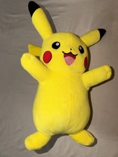 RARE Talking Pikachu Plush 14"   Works Movie Style Pok mon Toy No Longer Sold
